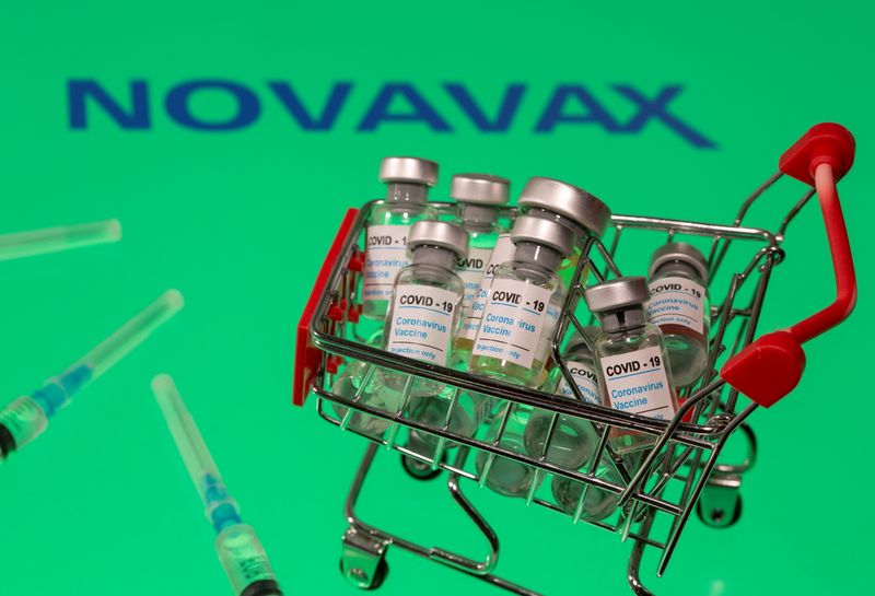 &copy; Reuters. Novavax a annoncé lundi que son candidat vaccin contre le COVID-19 était efficace à plus de 90%, selon les données obtenues lors d'un essai de stade avancé, mené aux États-Unis. /Photo prise le 29 novembre 2020/REUTERS/Dado Ruvic