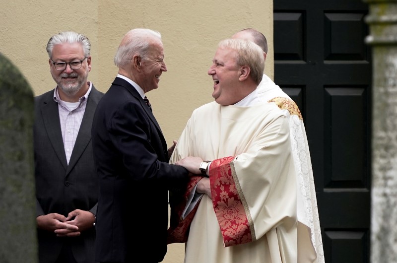 &copy; Reuters. Presidente dos Estados Unidos, Joe Biden, na Igreja Católica Brandywine, em Wilmington, Delaware, EUA
30/05/2021 REUTERS/Ken Cedeno/Foto de Arquivo