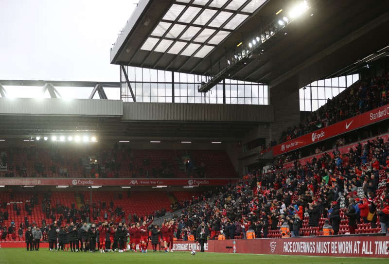 &copy; Reuters. Estádio Anfield, do Liverpool 
 23/5/2021  Action Images via Reuters/Molly Darlington