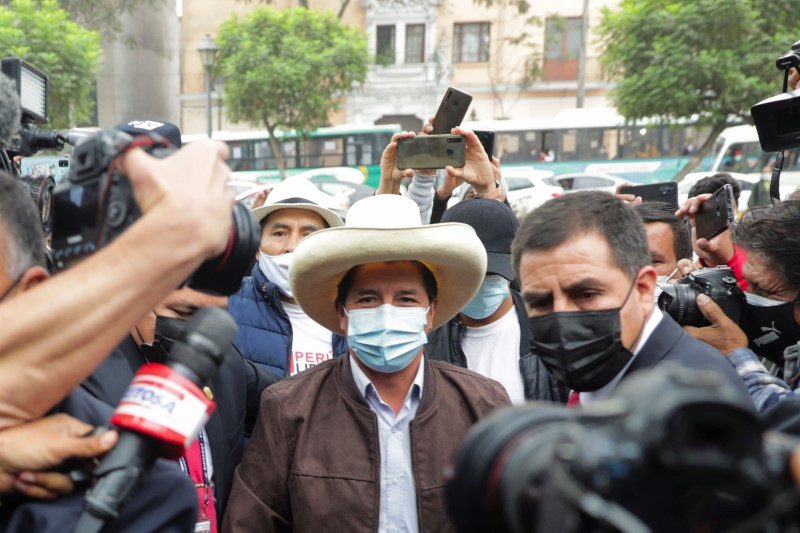 Peru leftist Castillo claims election win as Fujimori fights result