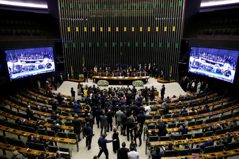 © Reuters. Vista da Câmara dos Deputados, em Brasília (DF) 
03/02/2021
REUTERS/Adriano Machado