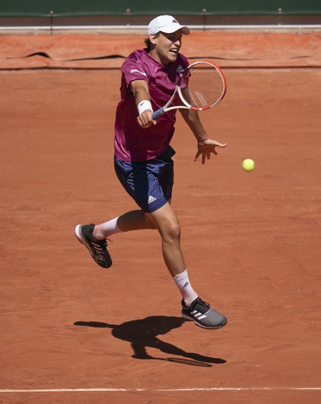 © Reuters. لاعب التنس الهولندي دومينيك تيم - صورة من أرشيف رويترز. صورة من يو اس ايه توداي سبورتس.May 30, 2021; 