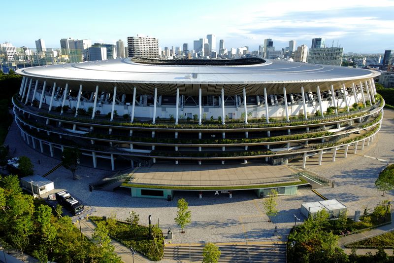 &copy; Reuters. A general view of the Olympic Stadium (National Stadium) in Tokyo,  Japan June 17, 2021. REUTERS/Pawel Kopczynski