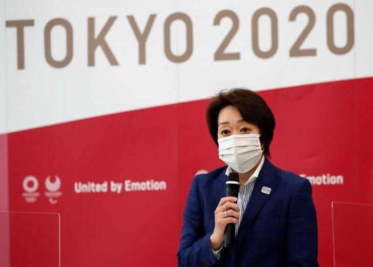 &copy; Reuters. 　６月１８日　東京五輪・パラリンピック大会組織委員会の橋本聖子会長は会見し、政府のコロナ対策分科会の尾身茂会長ら専門家が出した提言について、「多くの点で共通の認識」とした