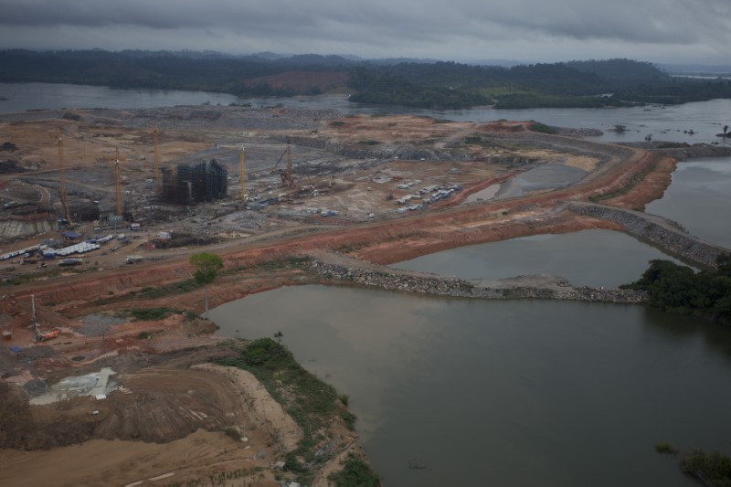 &copy; Reuters. Local onde está a usina de Belo Monte durante o período de construção da hidrelétrica 
23/11/2013
REUTERS/Paulo Santos