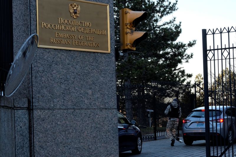 &copy; Reuters. السفارة الأمريكية في واشنطن. أرشيف رويترز  