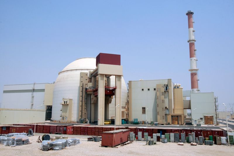 &copy; Reuters. FILE PHOTO: A general view of the Bushehr main nuclear reactor, 1,200 km (746 miles) south of Tehran, August 21, 2010. REUTERS/Raheb Homavandi 