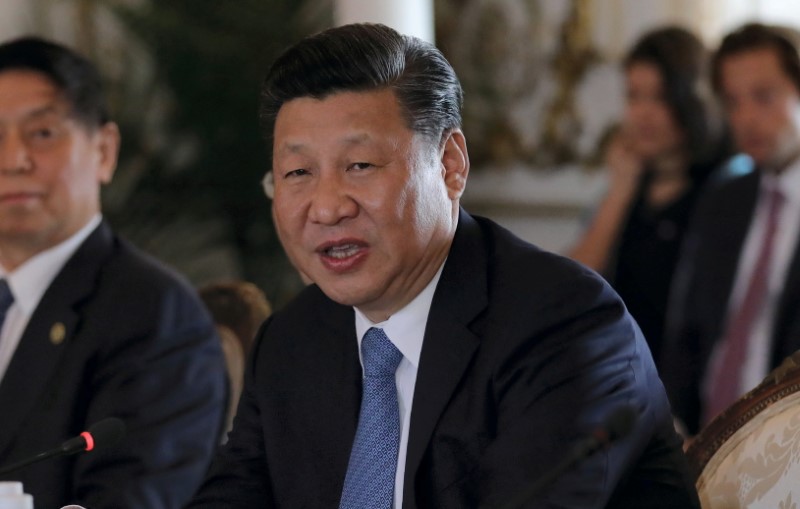 &copy; Reuters. الرئيس الصيني شي جين بينغ في صورة من أرشيف رويترز.  