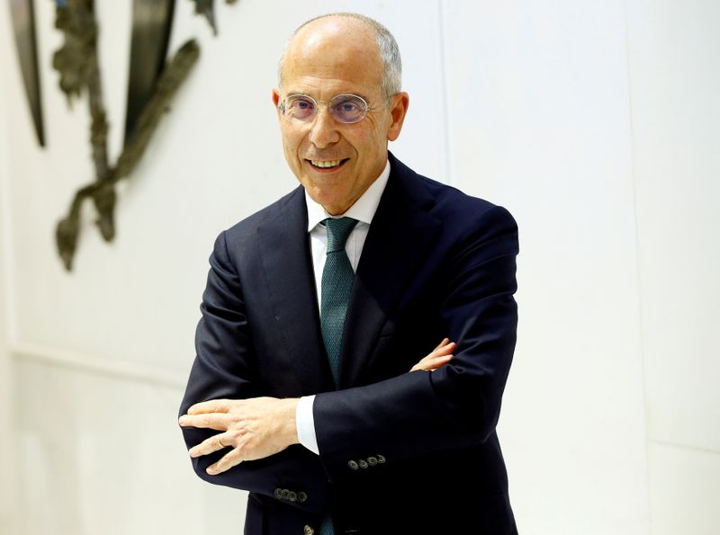 &copy; Reuters. FILE PHOTO: General manager and CEO of Enel Group Francesco Starace poses during 2018 Reuters Breakingviews Predictions event in Milan, Italy, January 31, 2018. REUTERS/Alessandro Garofalo/File Photo