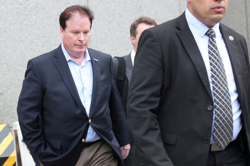 &copy; Reuters. FILE PHOTO: Stephen Calk, then-CEO of The Federal Bank of Chicago, leaves Manhattan Federal Court in New York, U.S., May 23, 2019. REUTERS/Shannon Stapleton