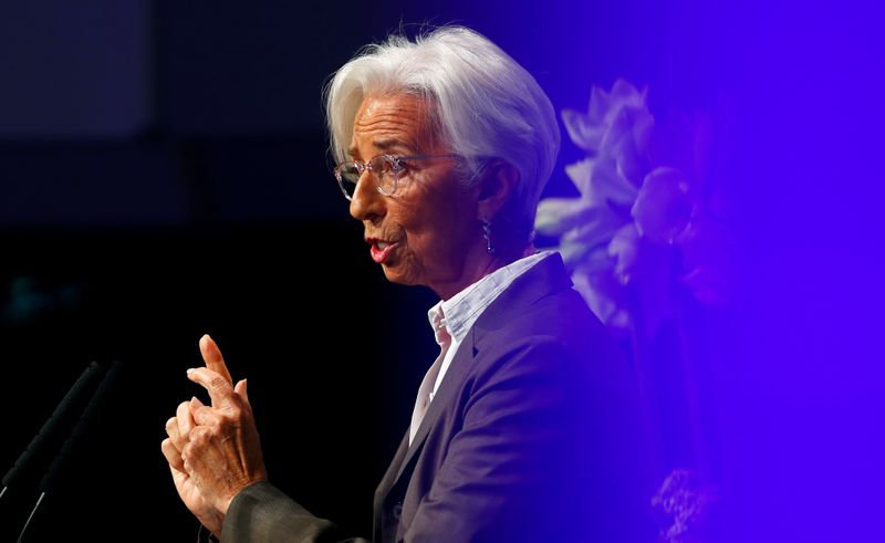 &copy; Reuters. Lagarde em evento em Frankfurt
 22/11/ 2019 REUTERS/Ralph Orlowski
