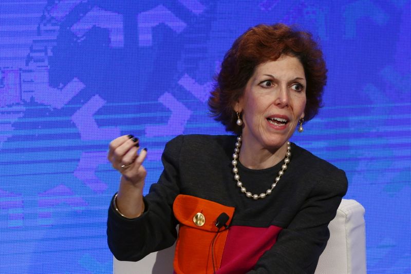 &copy; Reuters. FILE PHOTO: Cleveland Fed President Loretta Mester takes part in a panel convened to speak about the health of the U.S. economy in New York November 18, 2015. REUTERS/Lucas Jackson