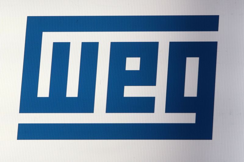 © Reuters. Logo da Weg em painel na bolsa de valores de São Paulo 
25/07/2019
REUTERS/Amanda Perobelli