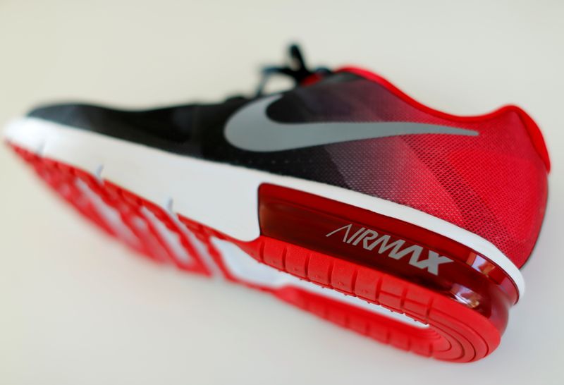 &copy; Reuters. FILE PHOTO: An Air Max  shoe made by Nike Inc is shown in this illustration photograph taken in Encinitas, California, U.S. June 27, 2016.        REUTERS/Mike Blake