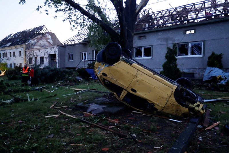 Rare tornado rips through southern Czech Republic, killing five