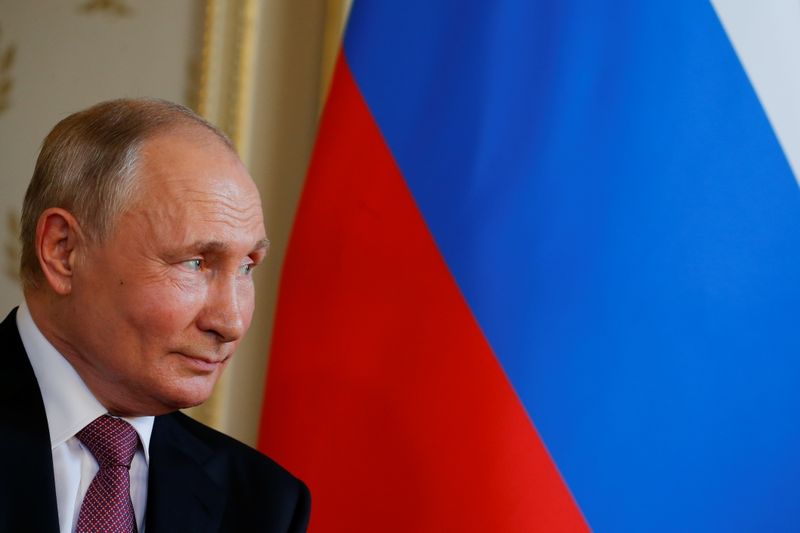 &copy; Reuters. Il presidente russo Vladimir Putin a Ginevra. REUTERS/Denis Balibouse