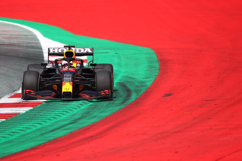 &copy; Reuters. Max Verstappen, da Red Bull, durante treino para o GP da Estíria de F1
25/06/2021
REUTERS/Lisi Niesner