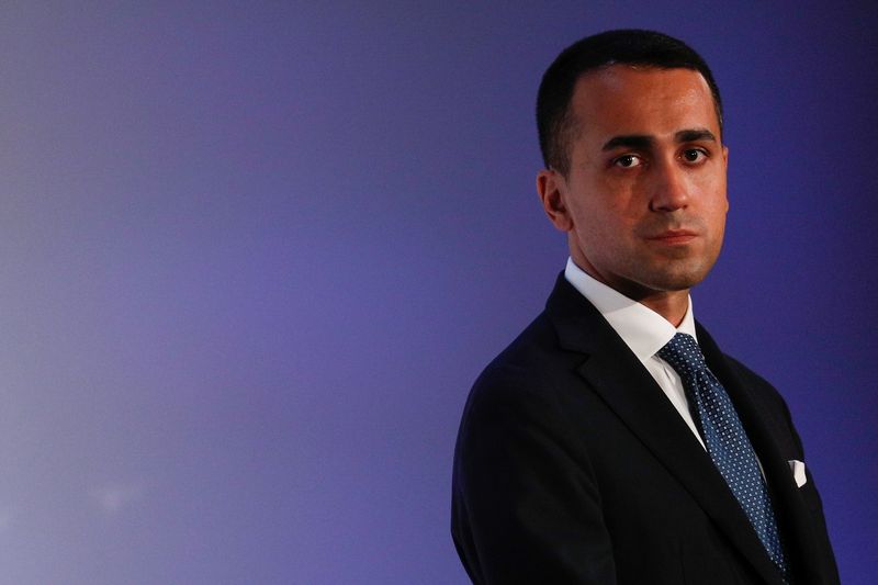 &copy; Reuters. Italian Foreign Minister Luigi Di Maio holds a joint news conference with U.S. Secretary of State Antony Blinken (not pictured) in Rome, Italy, June 28, 2021. REUTERS/Guglielmo Mangiapane