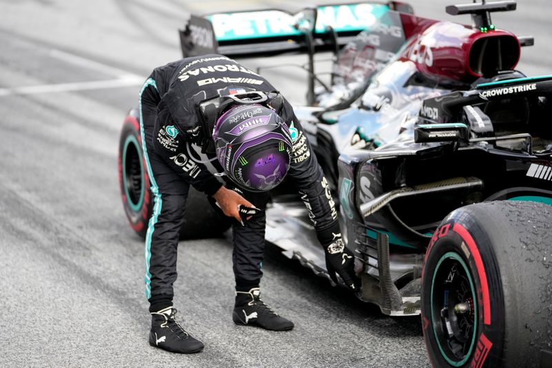 &copy; Reuters. Lewis Hamilton após terminar em 2º no GP da Estíria de F1
27/06/2021
Pool via REUTERS/Darko Vojinovic