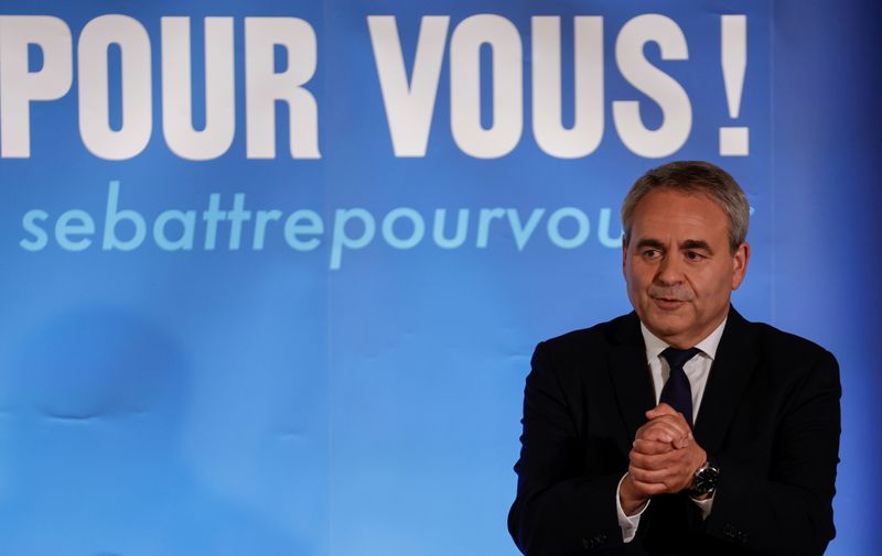 &copy; Reuters. Líder conservador Xavier Bertrand
27/06/2021
REUTERS/Pascal Rossignol