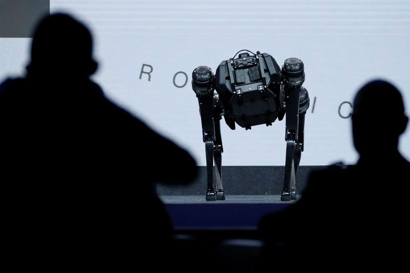 &copy; Reuters. Robô apresentado pela Verizon na Mobile World, em Barcelona
28/06/2021
REUTERS/Albert Gea