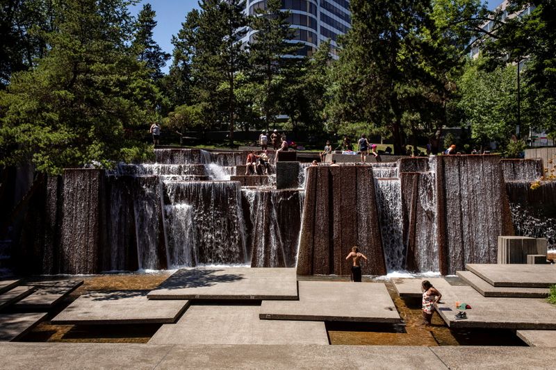 Pacific Northwest cities shatter heat records again, life grinds to a halt
