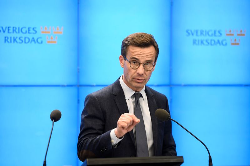 &copy; Reuters. Le président du Parlement de Stockholm a donné trois jours au chef du parti des Modérés Ulf Kristersson (en photo) pour tenter de réunir une coalition gouvernementale en Suède, mardi, au lendemain de la démission du Premier ministre social-démocra