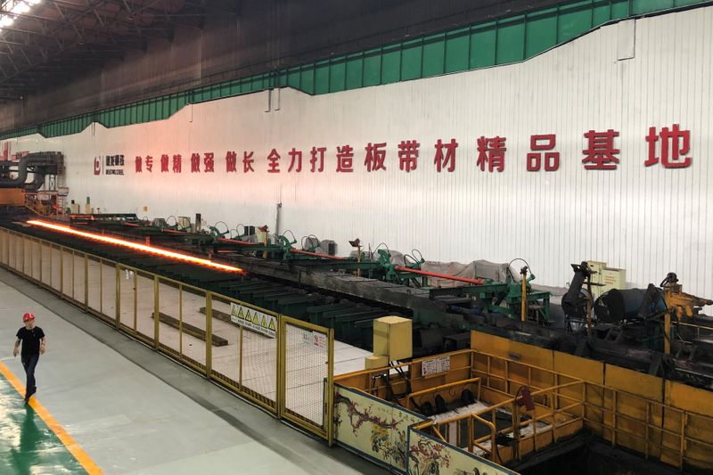 &copy; Reuters. Fábrica da Delong Steel em Xingtai, China
20/06/2019
 REUTERS/Muyu Xu/File Photo