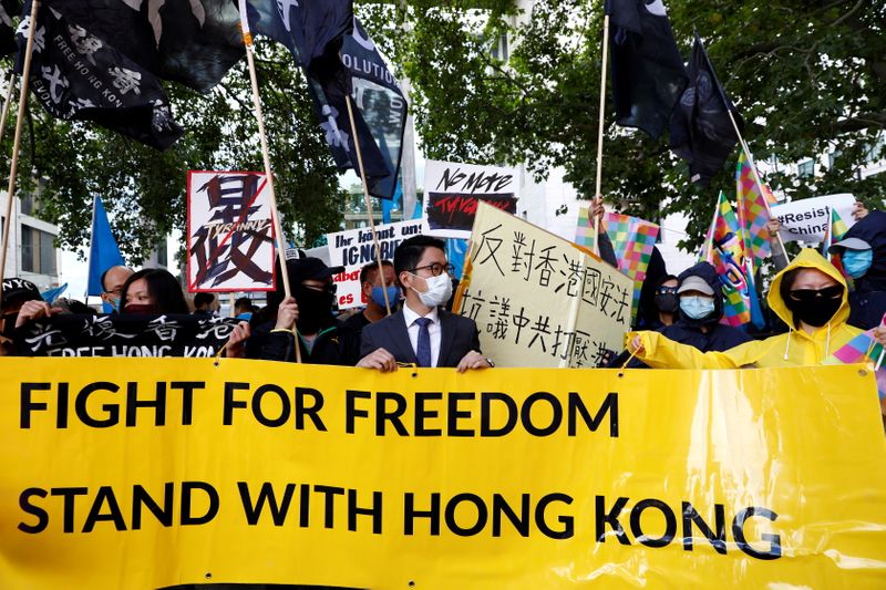 &copy; Reuters. La nouvelle loi sur la sécurité nationale instaurée il y a un an à Hong Kong à l'initiative de Pékin a permis aux autorités locales de cibler les dissidents et a engendré une "situation d'urgence en matière de droits humains", estime Amnesty Inte