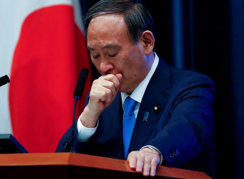 &copy; Reuters. FOTO DE ARCHIVO: El primer ministro de Japón, Yoshihide Suga, en Tokio, Japón, el 17 de junio de 2021. REUTERS/Issei Kato