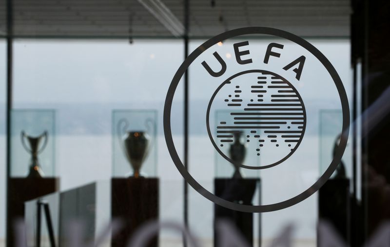 &copy; Reuters. FOTO DE ARCHIVO: Vista general del interior del Comité Ejecutivo de la UEFA - Nyon, Suiza, 4 de diciembre de 2019. REUTERS/Denis Balibouse