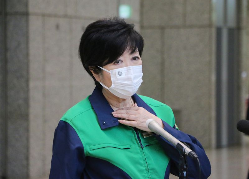 &copy; Reuters. 　７月２日　東京都の小池百合子都知事は２日の定例会見で、新型コロナウイルス感染症対策や東京五輪・パラリンピックを踏まえ「東京都にとって今ほど重要な時期ない」との認識を示し