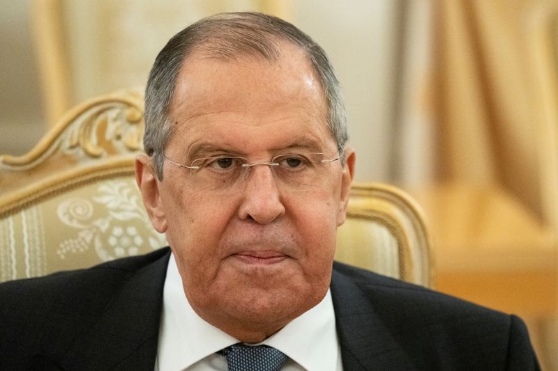 &copy; Reuters. Russia's Foreign Minister Sergei Lavrov attends a meeting with Bahrain's Foreign Minister Abdullatif bin Rashid Al Zayani in Moscow, Russia July 2, 2021. Pavel Golovkin/Pool via REUTERS