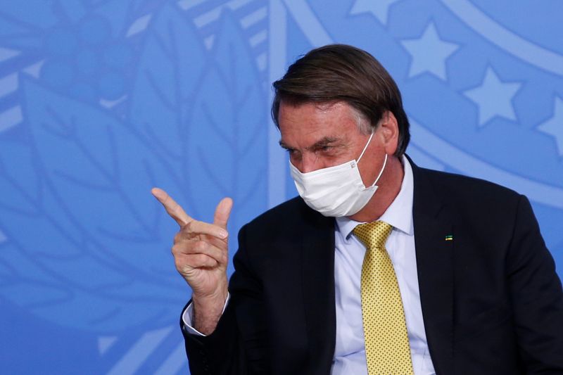 &copy; Reuters. Presidente Jair Bolsonaro durante cerimônia no Palácio do Planalto
29/06/2021 REUTERS/Adriano Machado