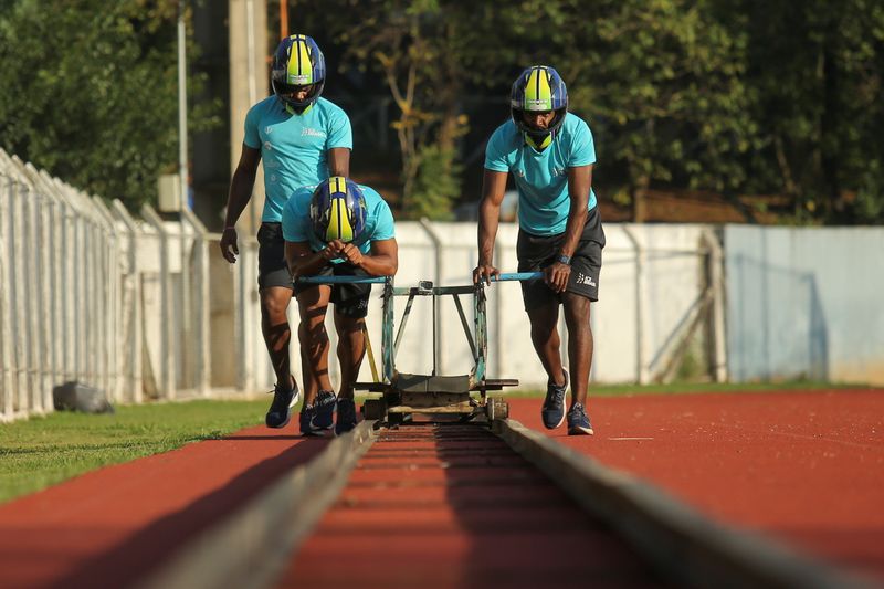 &copy; Reuters. Equipe de bobsled do Brasil treina em São Caetano do Sul
20/05/2021
REUTERS/Carla Carniel