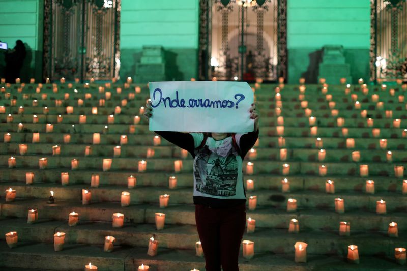 &copy; Reuters. Cerimônia para homenagear 500 mil mortos por Covid-19 Rio de Janeiro
21/6/2021 REUTERS/Pilar Olivares
