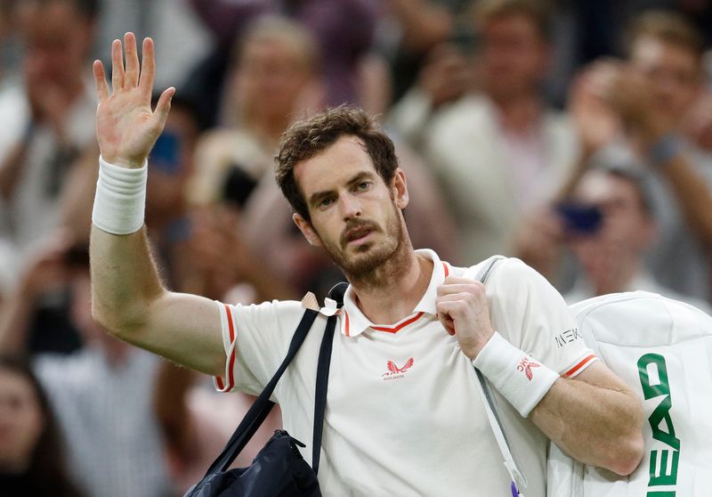 &copy; Reuters. Murray se despede de Wimbledon após derrota para Shapovalov
02/07/2021
REUTERS/Peter Nicholls