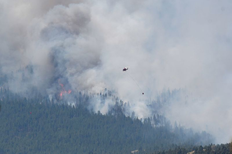 Western Canada lightning strikes up tenfold, stoking fires