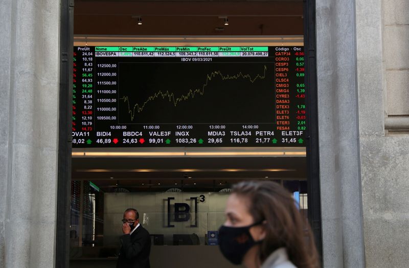 © Reuters. Bolsa em São Paulo
REUTERS/Amanda Perobelli