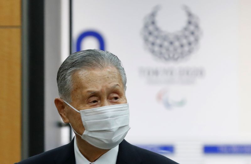 &copy; Reuters. 　７月６日　ＴＢＳなどによると、東京五輪・パラリンピック組織委員会の森喜朗前会長は６日、都内でセミナーに出席し、大会の観客の扱いについて「当初から無観客ということを予定し