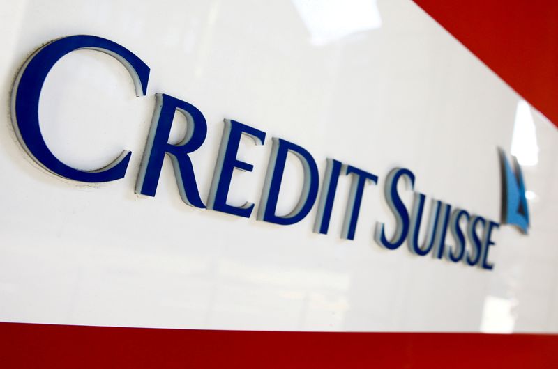 © Reuters. Logo do Credit Suisse fotografado em Zurique, Suíça 
14/04/2021
REUTERS/Arnd Wiegmann