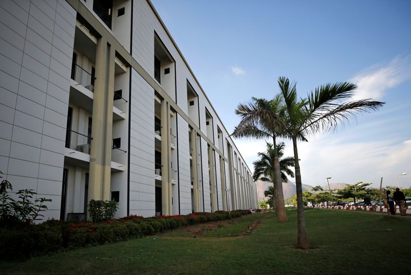 &copy; Reuters. FILE PHOTO: A view shows part of the parliament house in Abuja, Nigeria July 19, 2017. REUTERS/Afolabi Sotunde