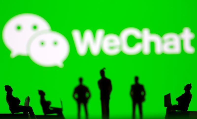 &copy; Reuters. Logo do WeChat
REUTERS/Dado Ruvic/Illustration