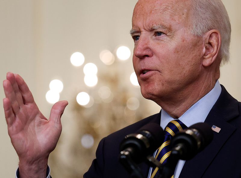 &copy; Reuters. Presidente dos EUA, Joe Biden 
 8/7/2021   REUTERS/Evelyn Hockstein