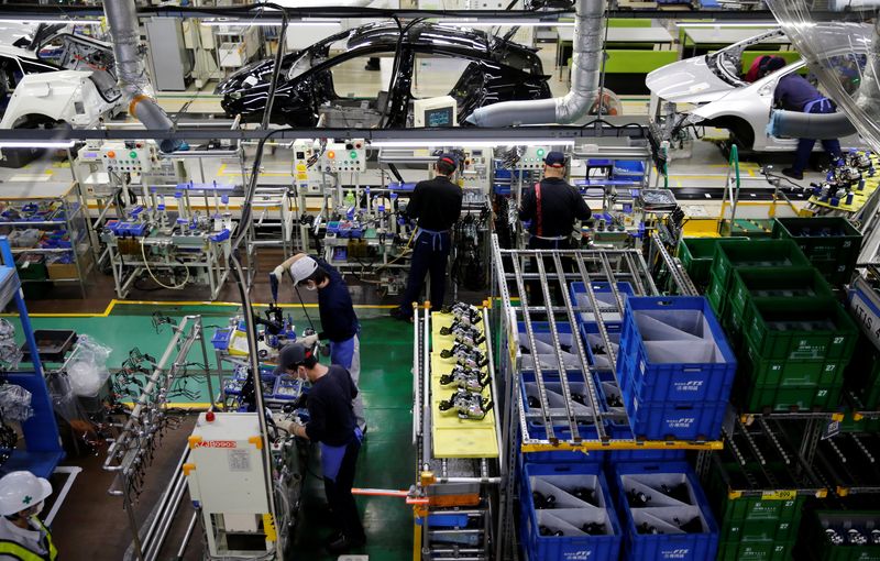 &copy; Reuters. Les grands constructeurs automobiles japonais, dont Toyota, ont été contraints d'arrêter leur production en Russie, les sanctions imposées par les puissances occidentales après l'invasion russe de l'Ukraine ayant entraîné des problèmes logistiques