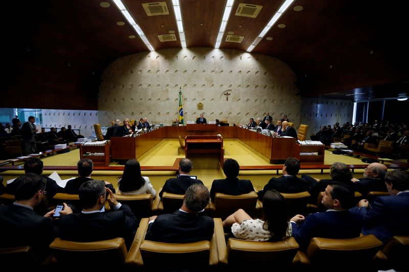 &copy; Reuters. Vista do plenário do Supremo Tribunal Federal
17/10/2019 REUTERS/Adriano Machado