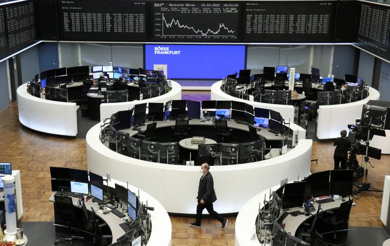 European stocks rise as Putin hints at progress in Ukraine talks