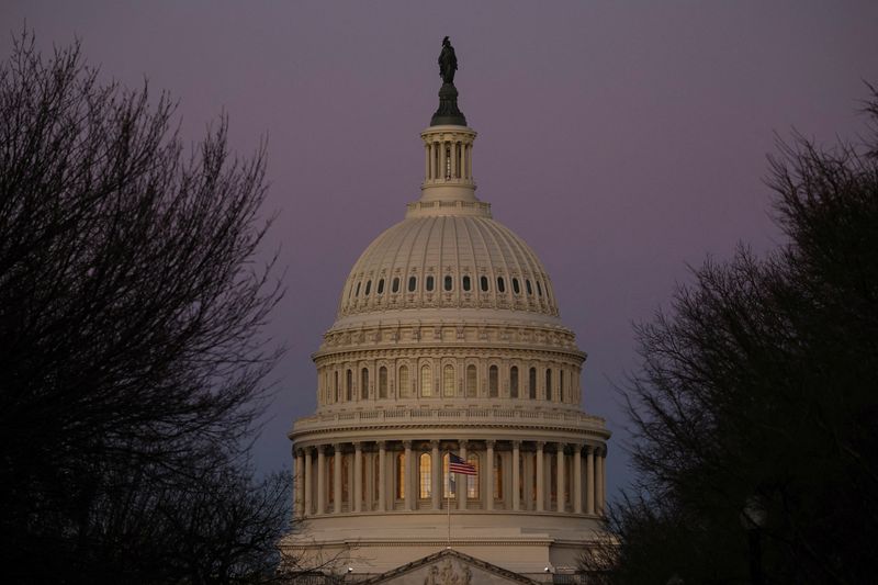 &copy; Reuters. Prédio do Congresso dos Estados Unidos, em Washington
10/02/2022 REUTERS/Brendan McDermid