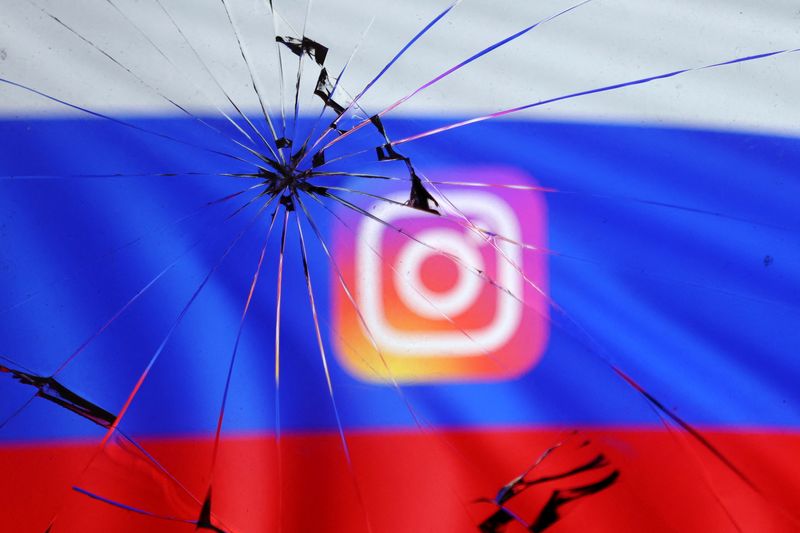 © Reuters. Usuários do Instagram na Rússia são informados sobre interrupção do serviço a partir da meia-noite
11/03/2022
REUTERS/Dado Ruvic