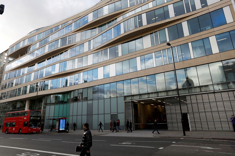 &copy; Reuters. FILE PHOTO: The offices where the London Metal Exchange is headquartered are seen in the City of London, Britain, January 18, 2018 REUTERS/Peter Nicholls